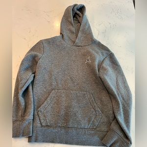 Boys Jordan Grey Hoodie Nike